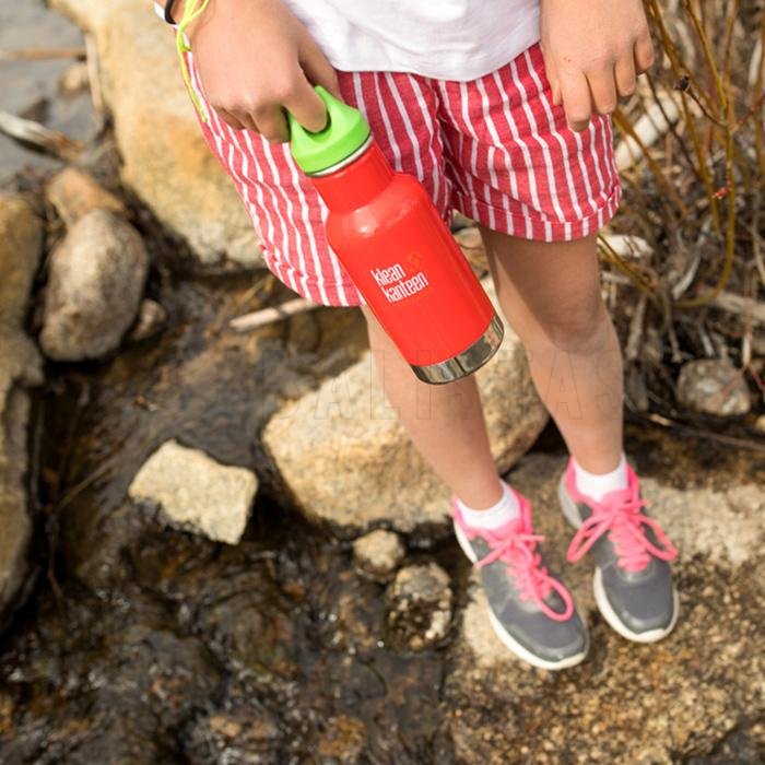 Children's thermos Klean Kanteen Classic Loop 355ml stainless steel