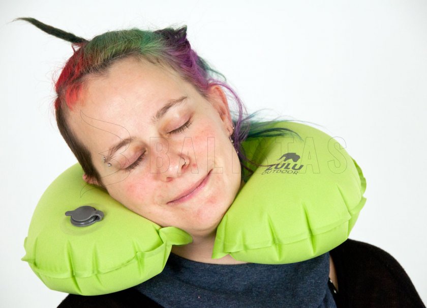 Travel pillow Zulu Traveller green