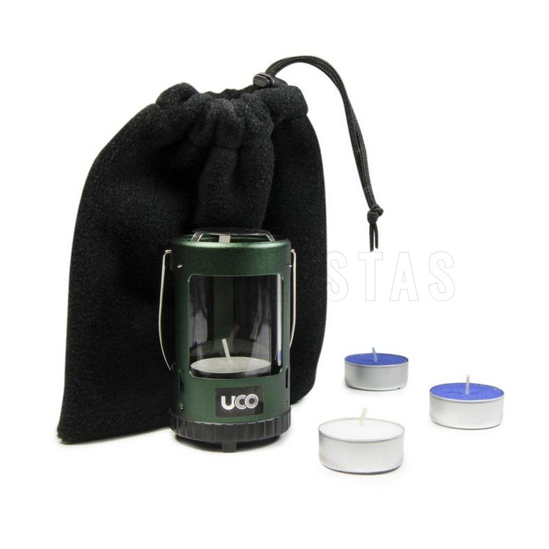 Lantern for tea lights UCO Mini Set green
