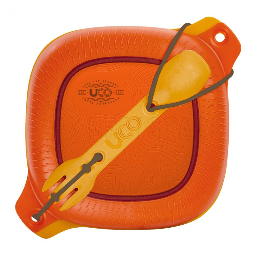 UCO Mess Kit 4-piece dining set orange