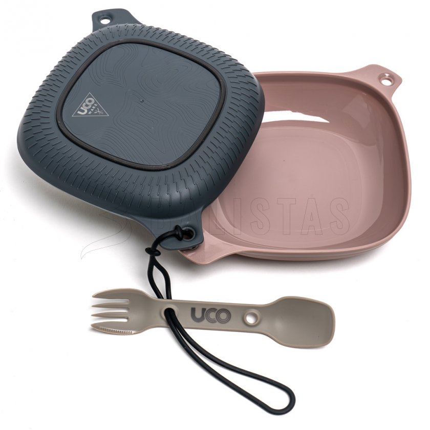 UCO Mess Kit 4-piece dining set grey