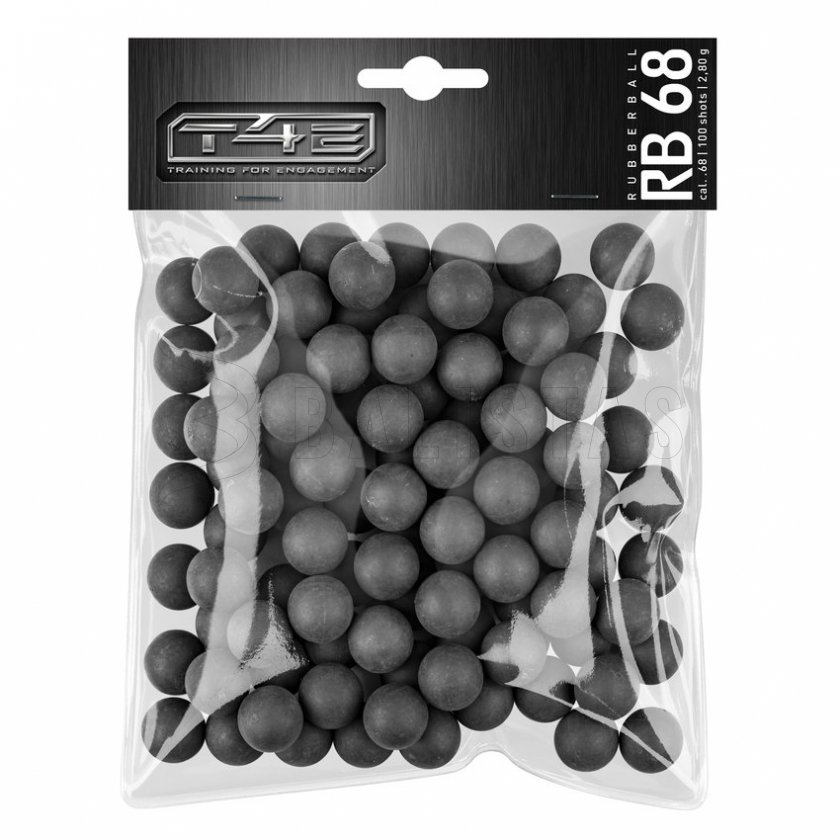 T4E Rubber Balls RB .68 Cal. 100pcs