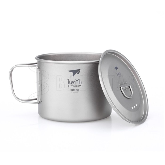 Titanium Keith mug with lid 900ml