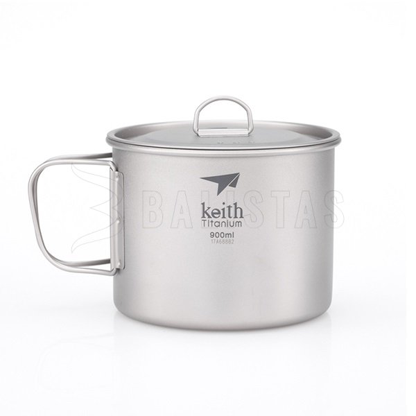 Titanium Keith mug with lid 900ml