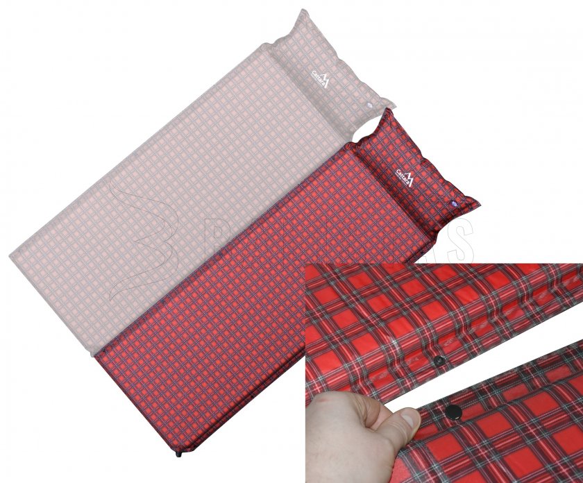 Self-inflating sleeping mat Kilt 3.8 cm with pillow