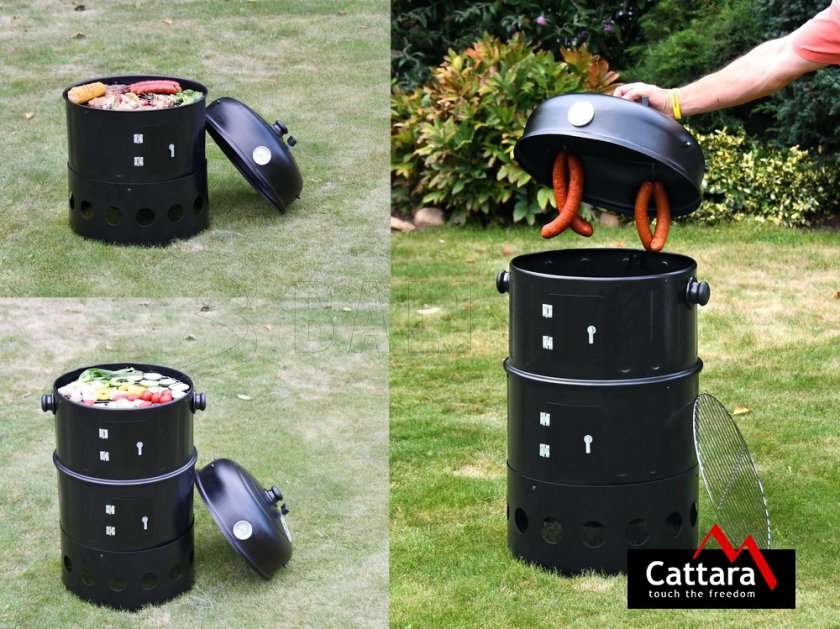 Grill and smoker Cattata Pisa 3in1