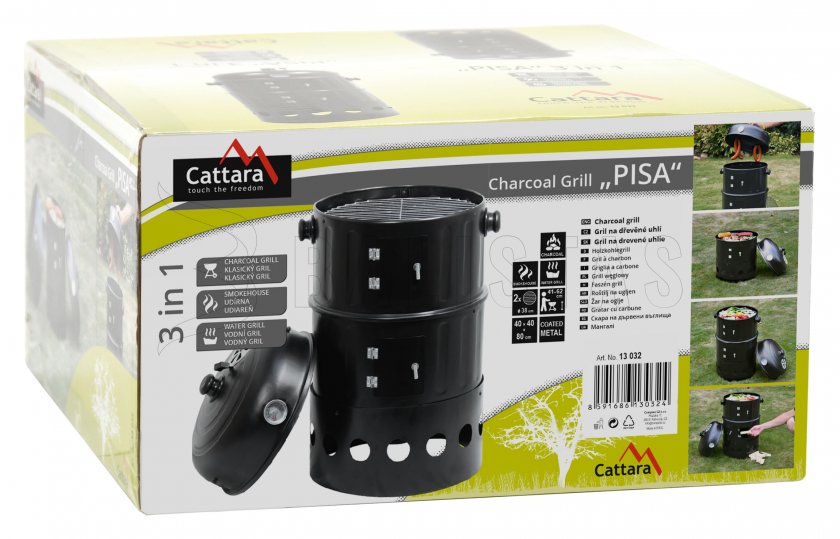 Grill and smoker Cattata Pisa 3in1