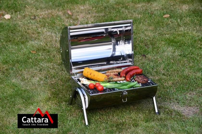 Charcoal table grill Cattara Double
