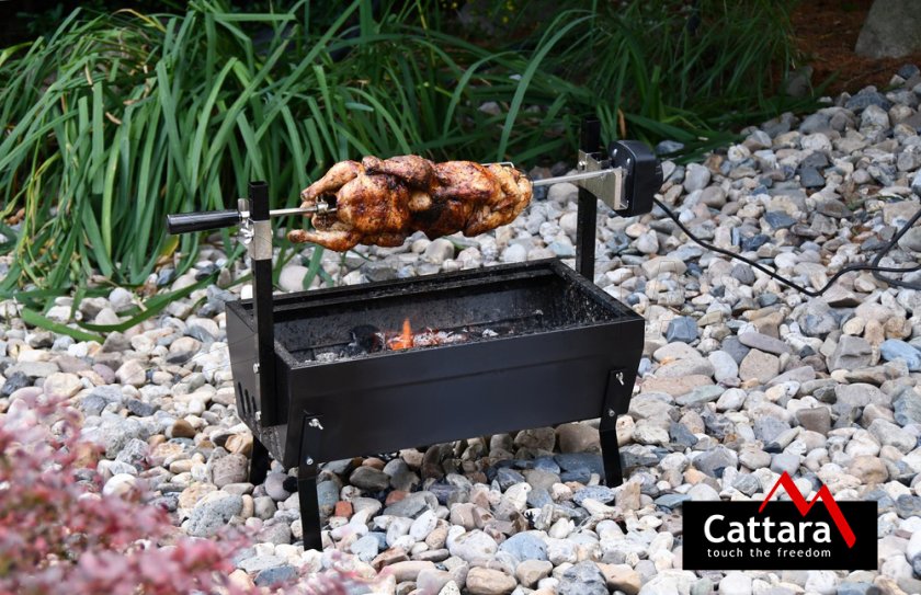 Grill Cattara Barbeque with Rotating Fork