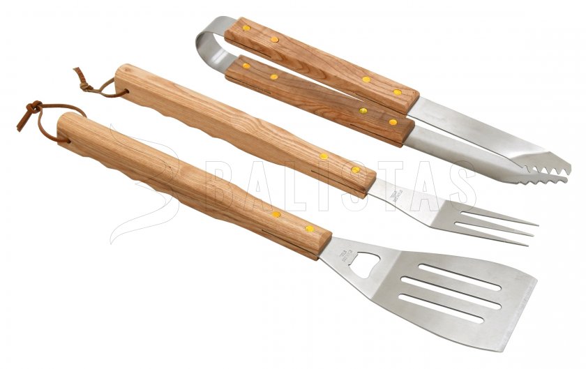 Grilling tools Cattara Wood set 3pcs