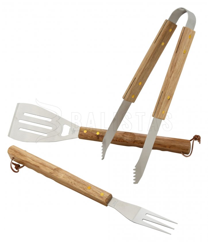 Grilling tools Cattara Wood set 3pcs