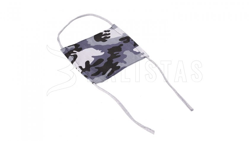 Cotton winter drape Camo square