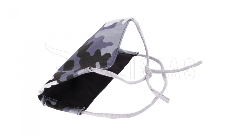 Cotton winter drape Camo square
