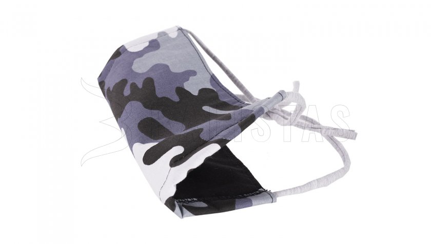 Cotton winter drape Camo square