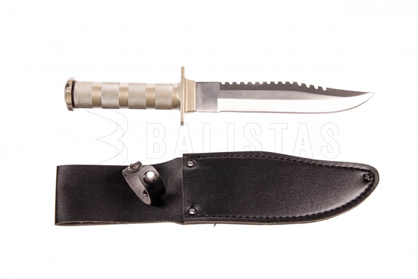 Survival knife Fox Outdoor with leather sheath