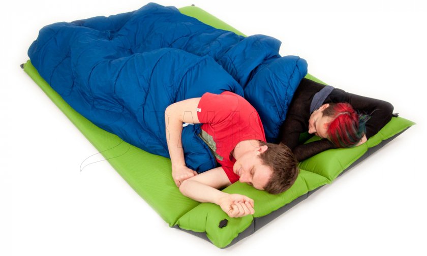 Self-inflating car mattress Zulu Dreamtime 5cm Double Pillow