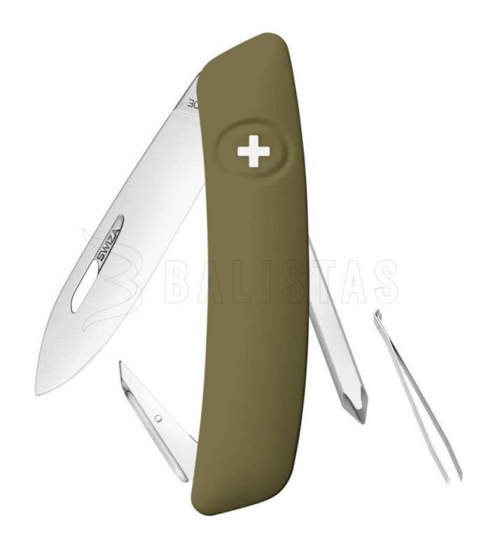 Swiss pocket knife Swiza D02 olive