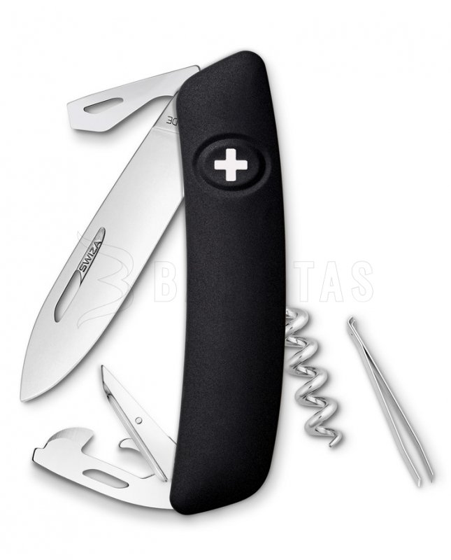 Swiss pocket knife Swiza D03 black