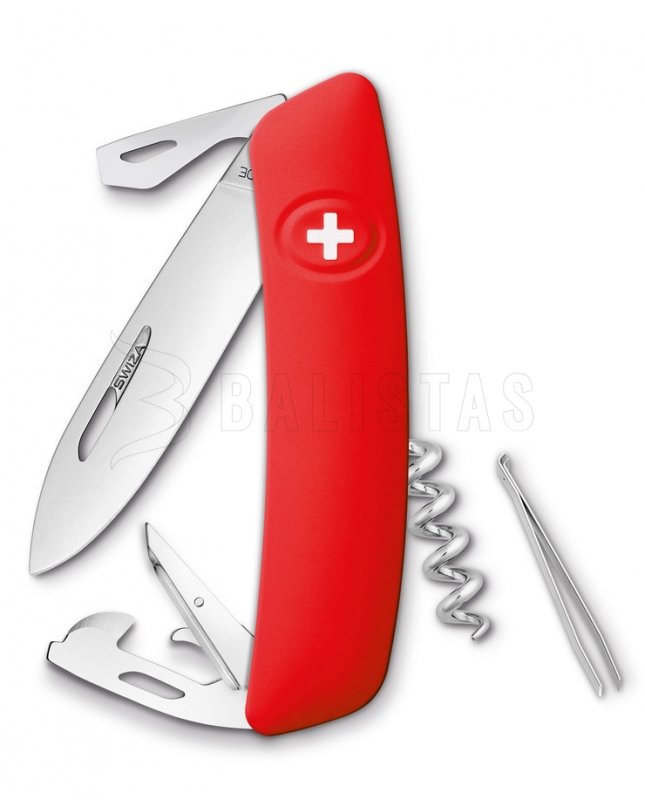 Swiss pocket knife Swiza D03 red