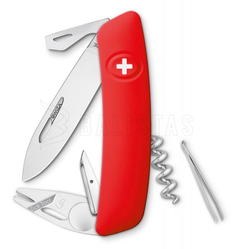 Swiss pocket knife Swiza TT03 red