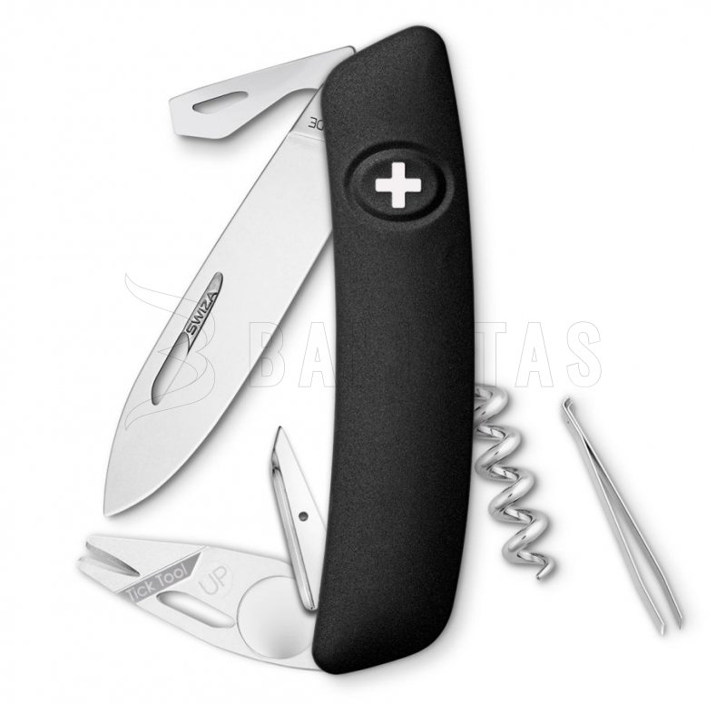 Swiss pocket knife Swiza TT03 black