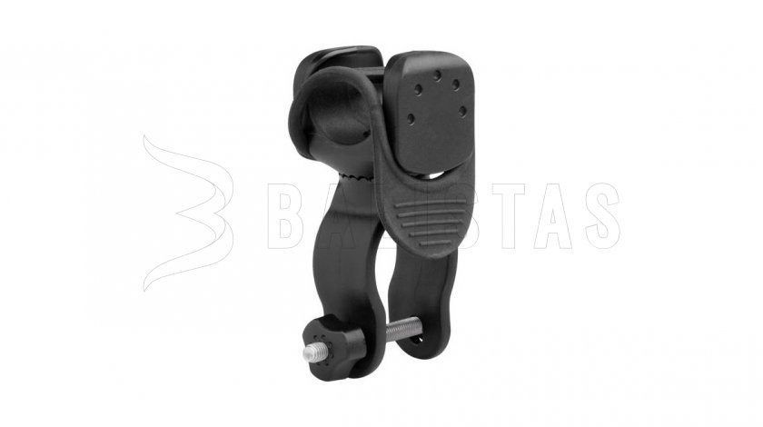 Swivel bike lamp holder