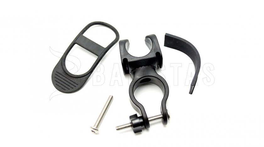 Swivel bike lamp holder