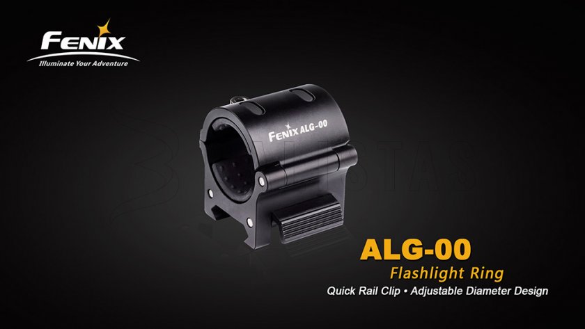 Mounting the flashlight on 22mm rail Fenix ALG-00