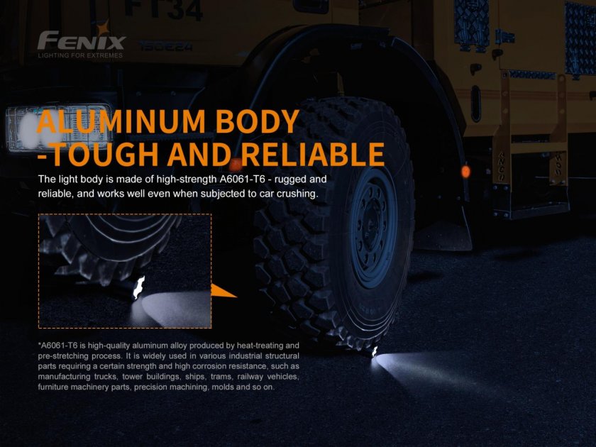 Tactical flashlight Fenix TK22 Ultimate Edition