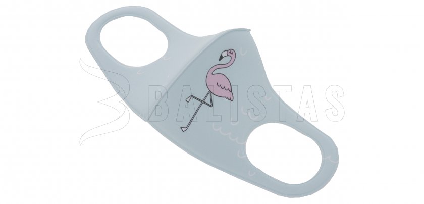 Children's drape - flamingo