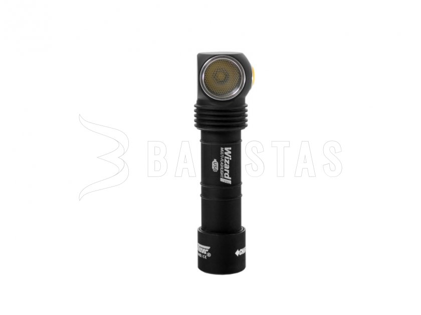 Multifunction flashlight Armytek Wizard Pro Magnet USB Nichia LED