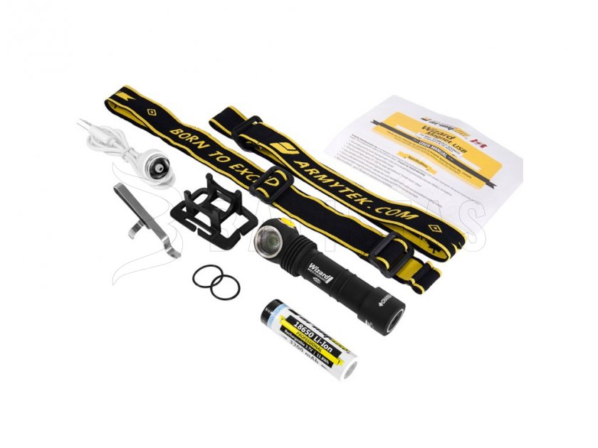 Multifunction flashlight Armytek Wizard WR Magnet USB