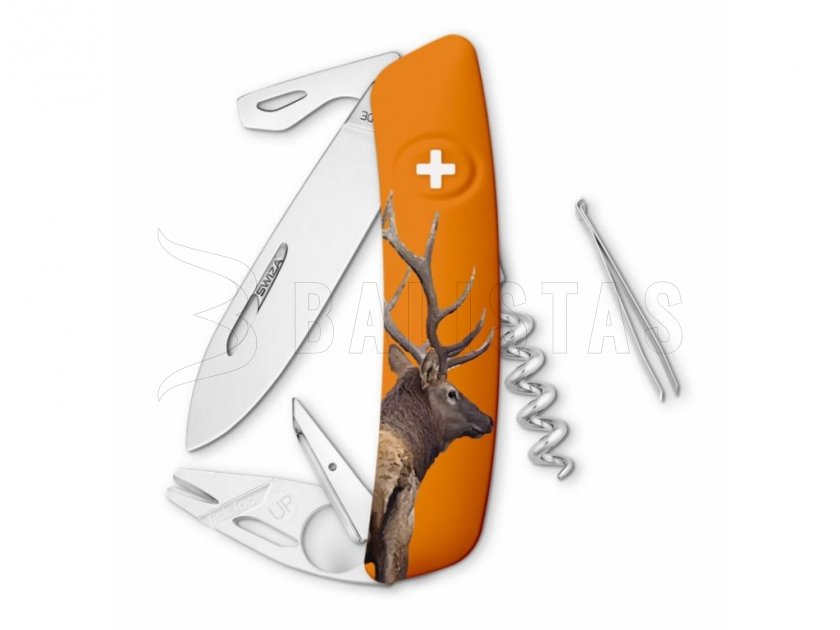 Swiss pocket knife Swiza TT03 Wildlife Bull Elk