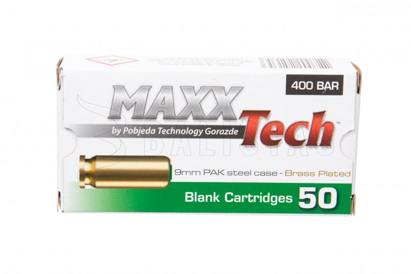 Pobjeda MAXX Tech 9mm Pistol Blanks 50pcs