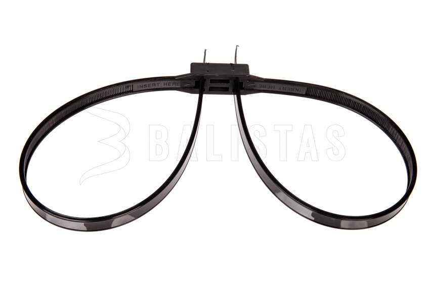 MFH disposable handcuffs black 1pc
