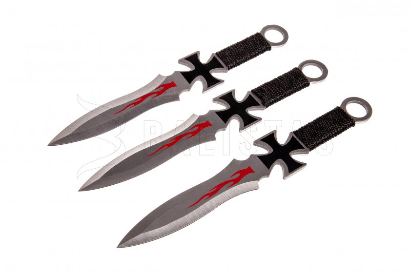Set of throwing knives Kandar cross (333)