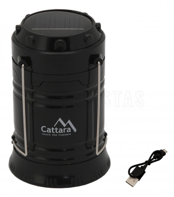 Rechargeable Camping Flashlight Cattara LED 20/60lm retractable
