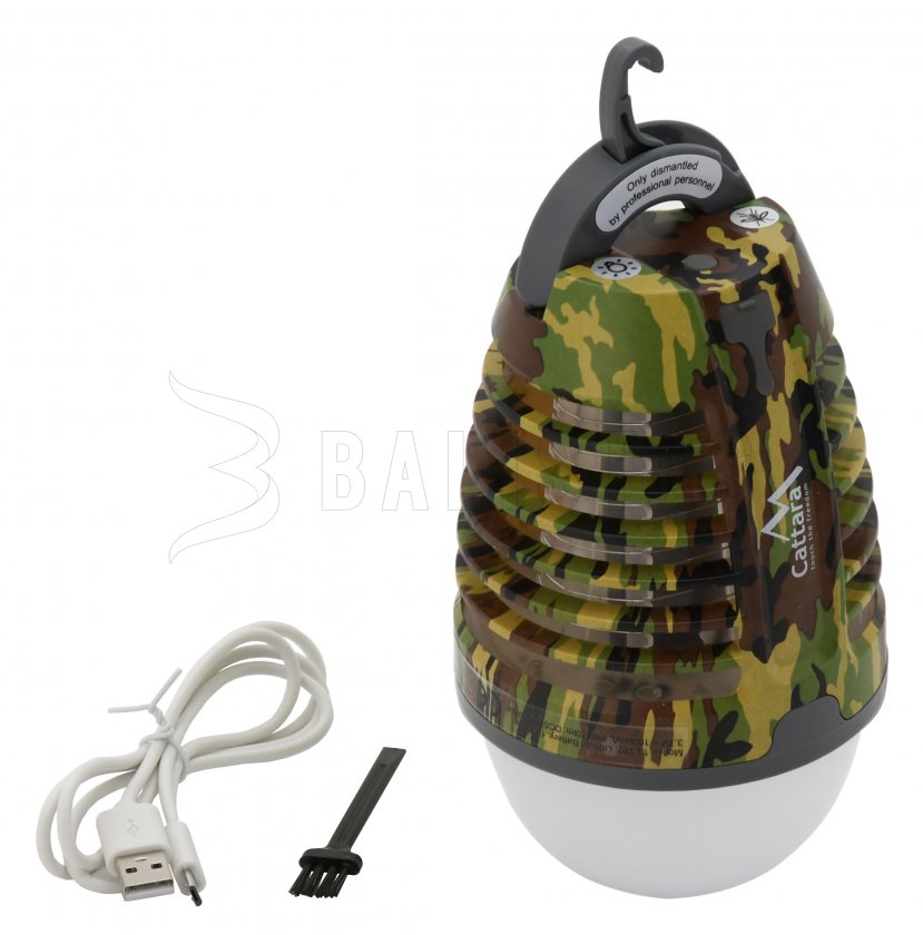 Flashlight PEAR ARMY rechargeable + insect catcher