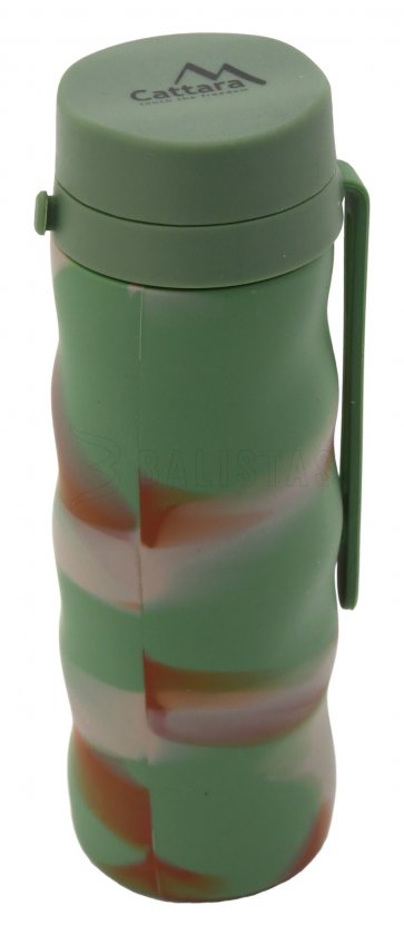 Silicone foldable bottle ARMY 550ml