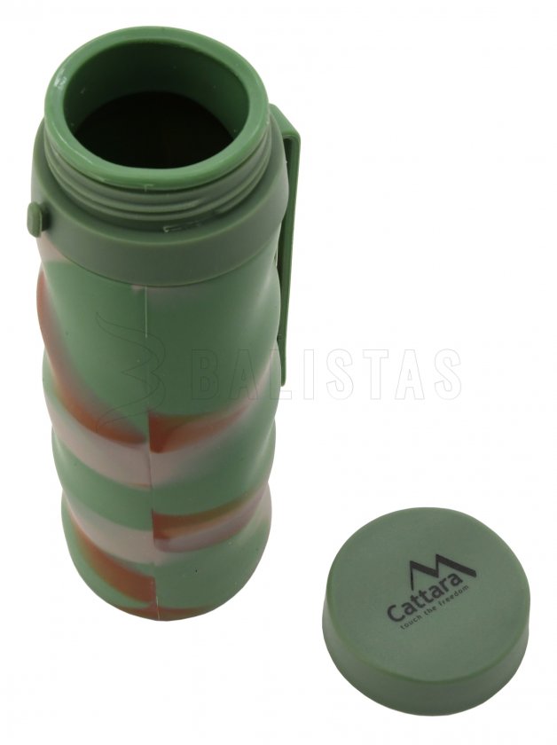 Silicone foldable bottle ARMY 550ml