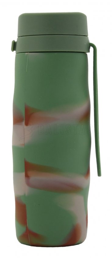 Silicone foldable bottle ARMY 550ml