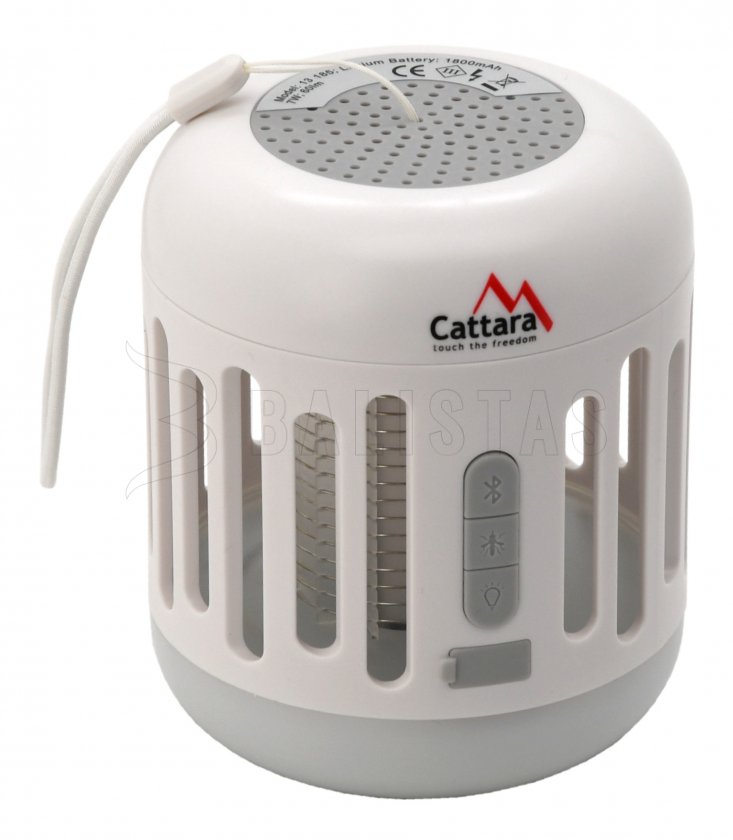 Flashlight MUSIC CAGE Bluetooth rechargeable + UV insect catcher