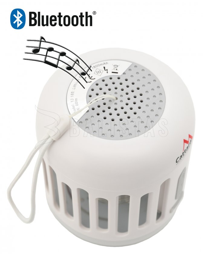 Flashlight MUSIC CAGE Bluetooth rechargeable + UV insect catcher