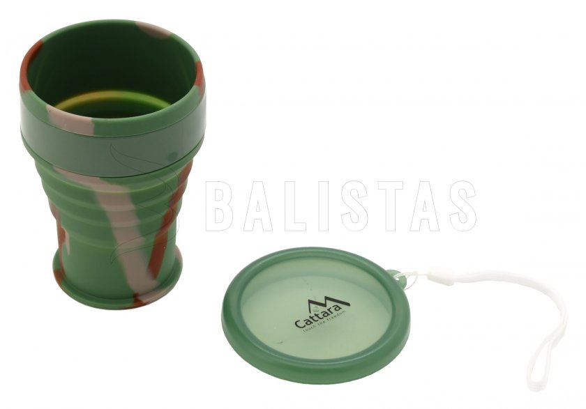 Silicone foldable cup ARMY 350ml