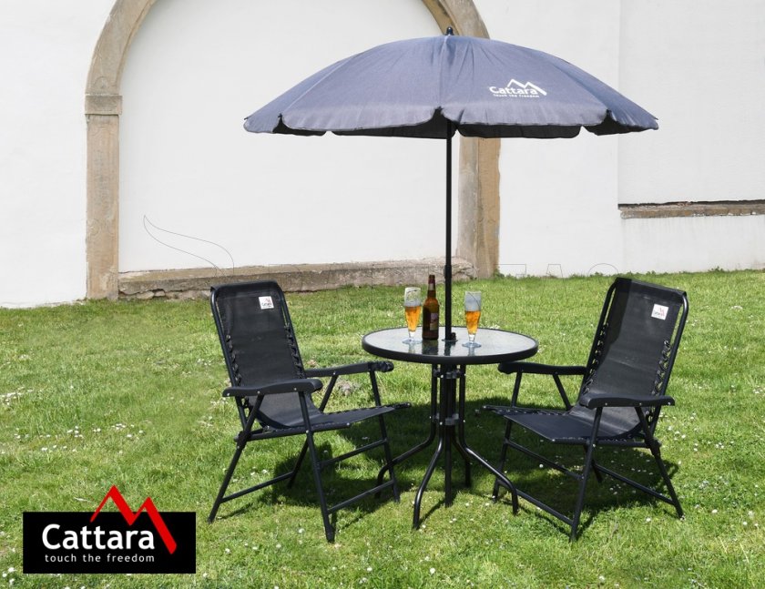 Folding garden chair TERST black