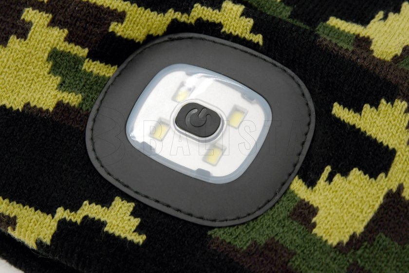 ARMY cap with LED flashlight USB rechargeable