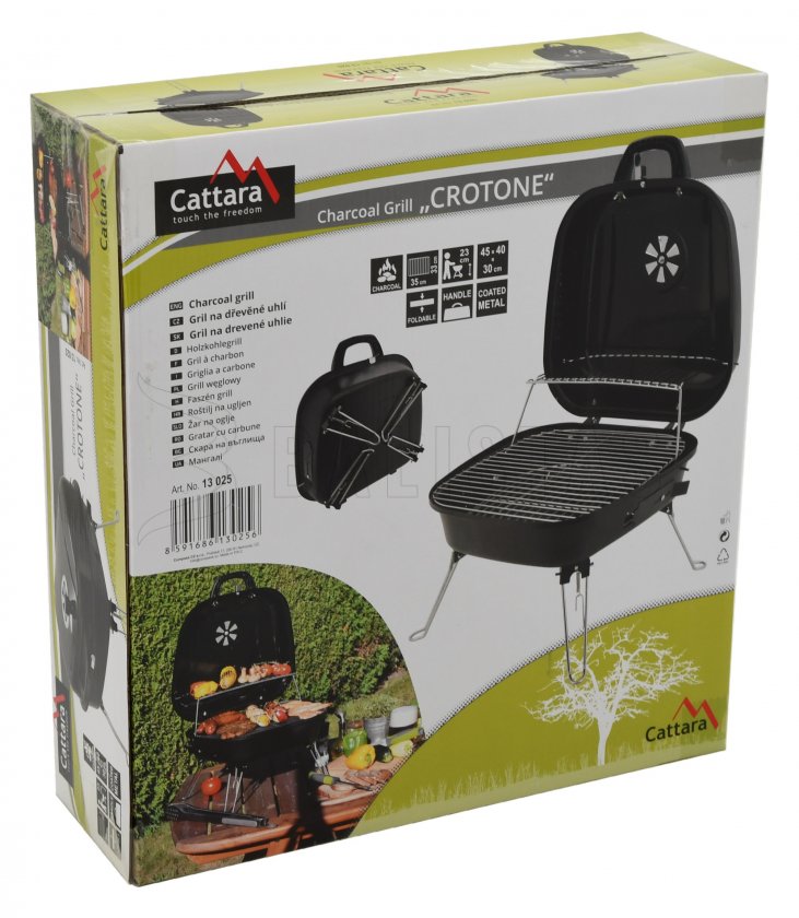Charcoal grill CROTONE foldable