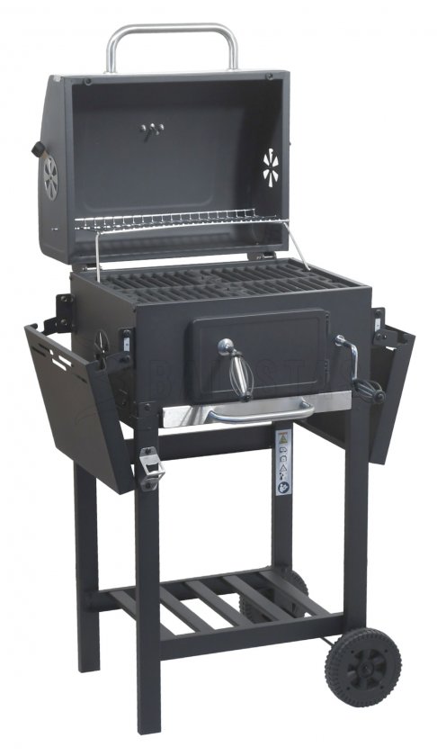 Charcoal grill ROYAL PARTNER cast iron grate
