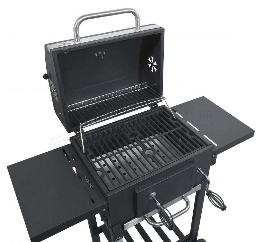 Charcoal grill ROYAL PARTNER cast iron grate