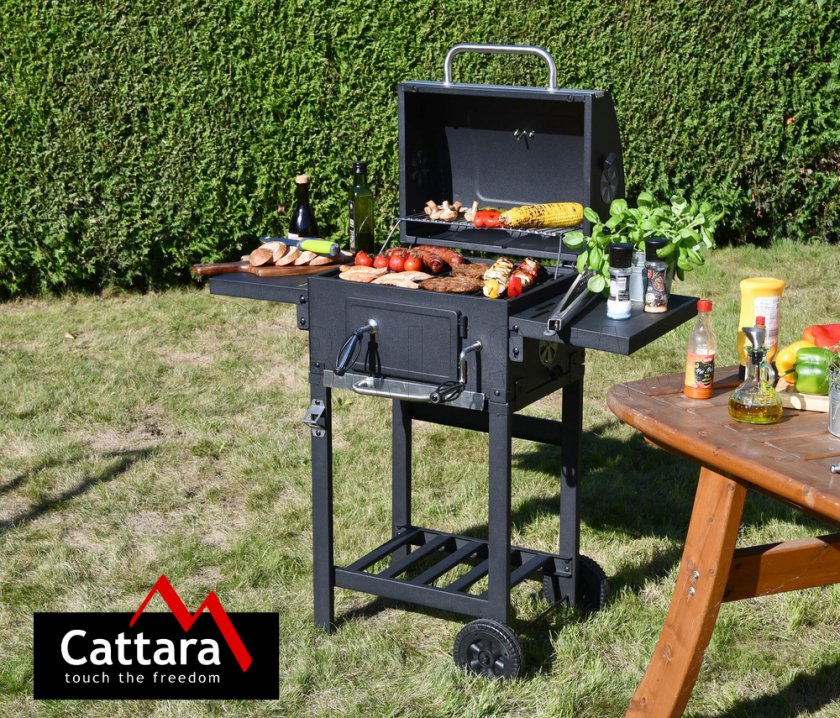 Charcoal grill ROYAL PARTNER cast iron grate